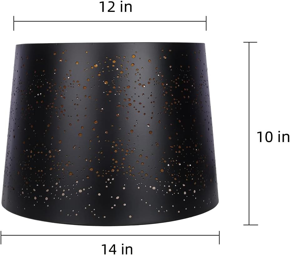 X-Large Drum Lampshade | Forest Design