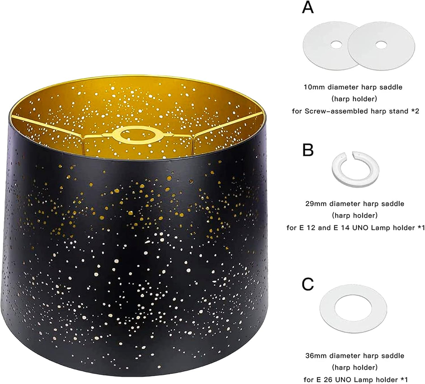 X-Large Drum Lampshade | Forest Design