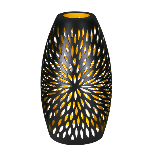 Etched Hollow Oval Pendant Shade – 7.8×4.7 Inch | 1-5/8" Fitter