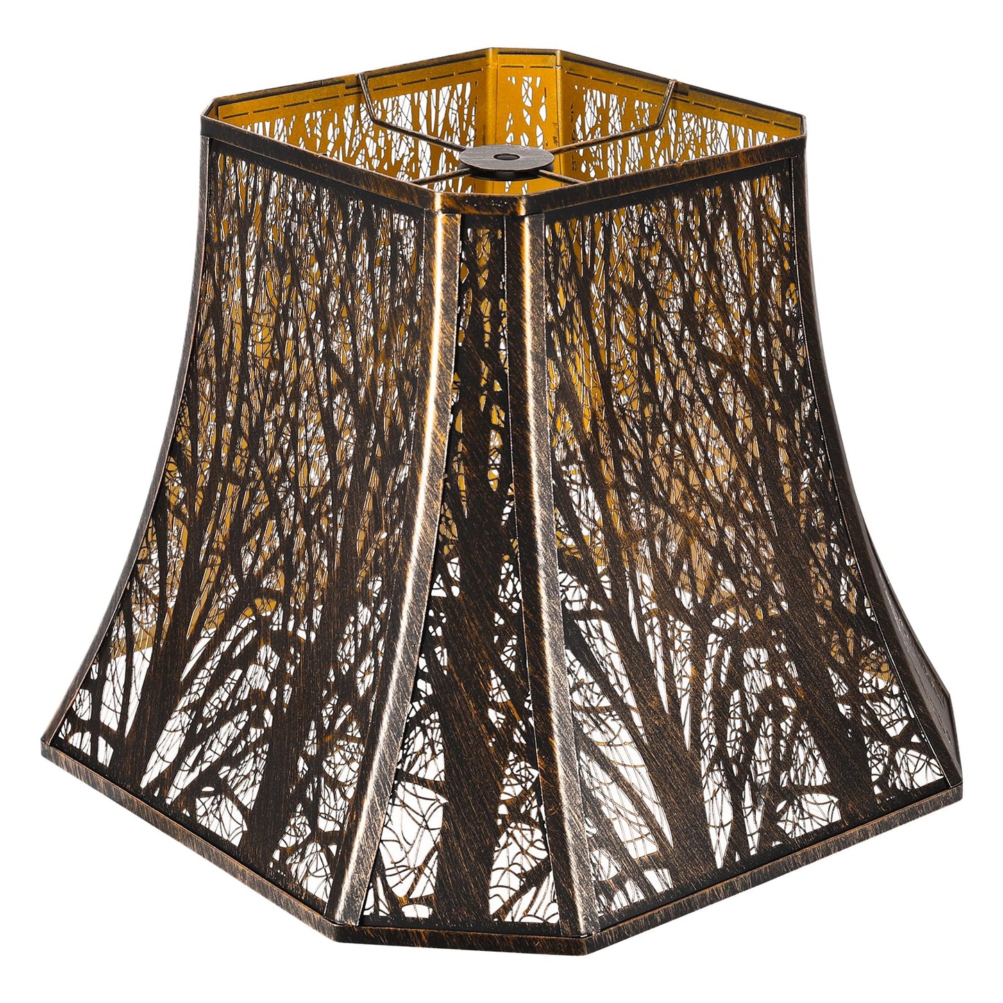 Large Square Bell Forest Lampshade – 8×14×11 Inch