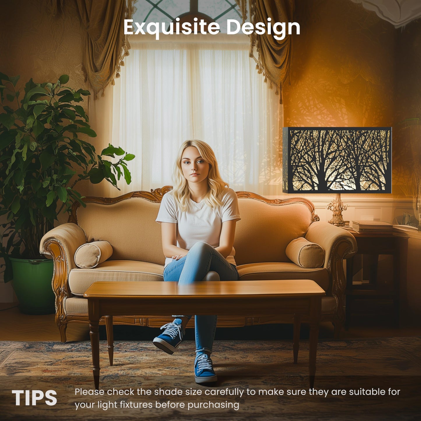 Medium Square Metal Lampshade | Spider Fitter Design