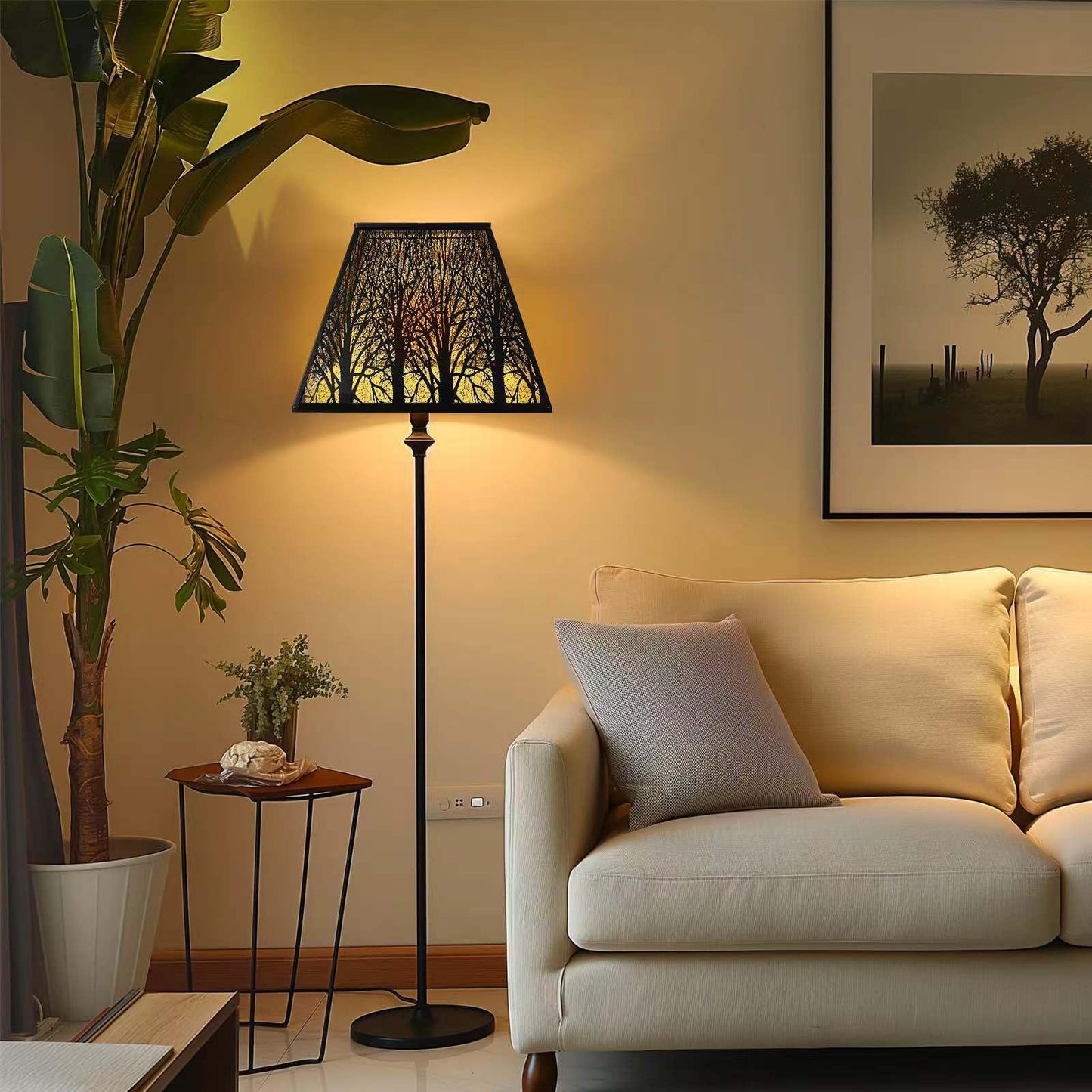 Pyramid Square Bell Lampshade – 8×14×11 Inch