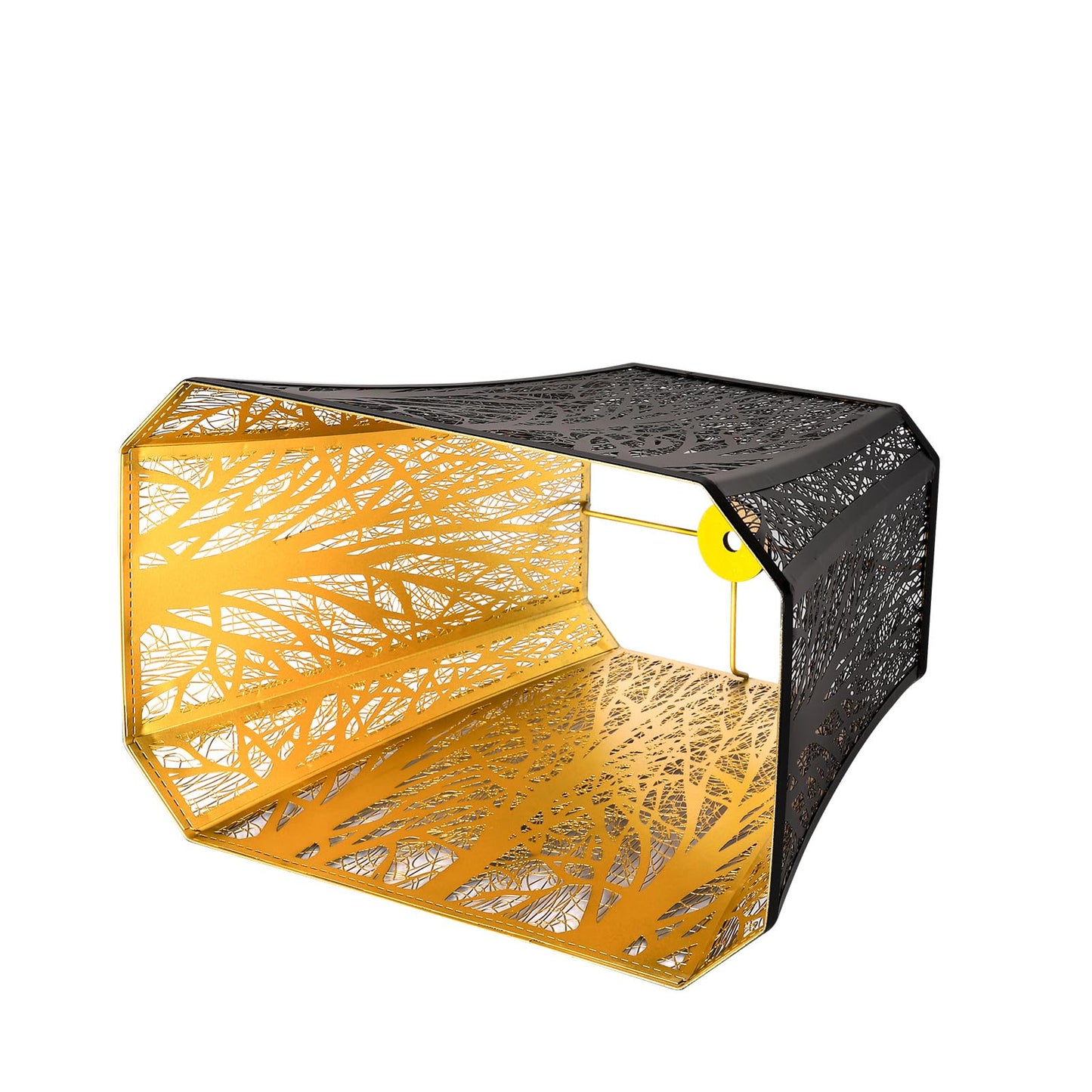 Rectangular Etched Forest Lampshade – 8×13.9×11 Inch