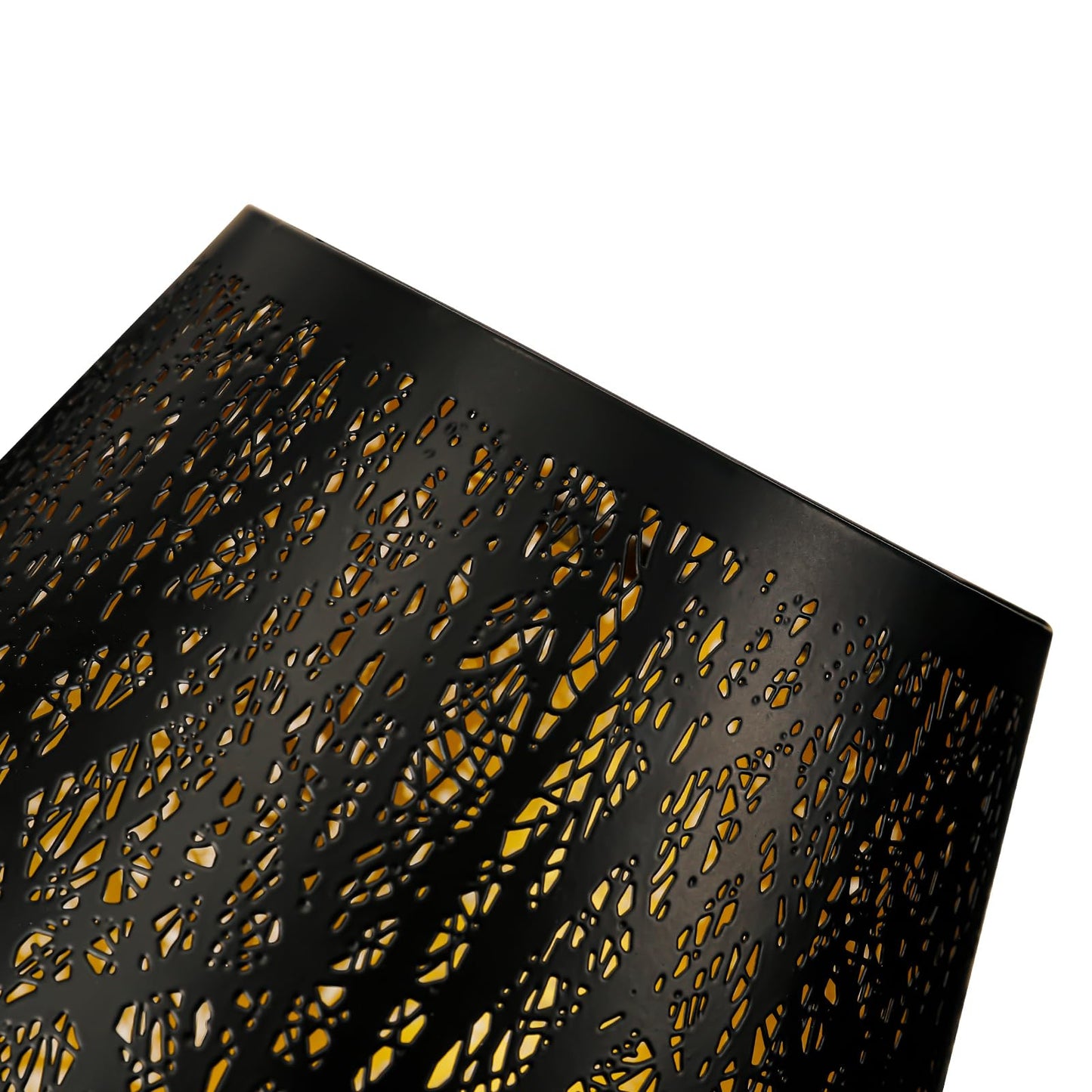 Etched Forest Metal Lampshade – 5×9×7 Inch