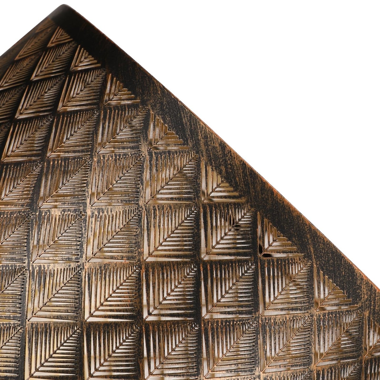 Arrow Design Etched Drum Lampshade – 12×14×10 Inch