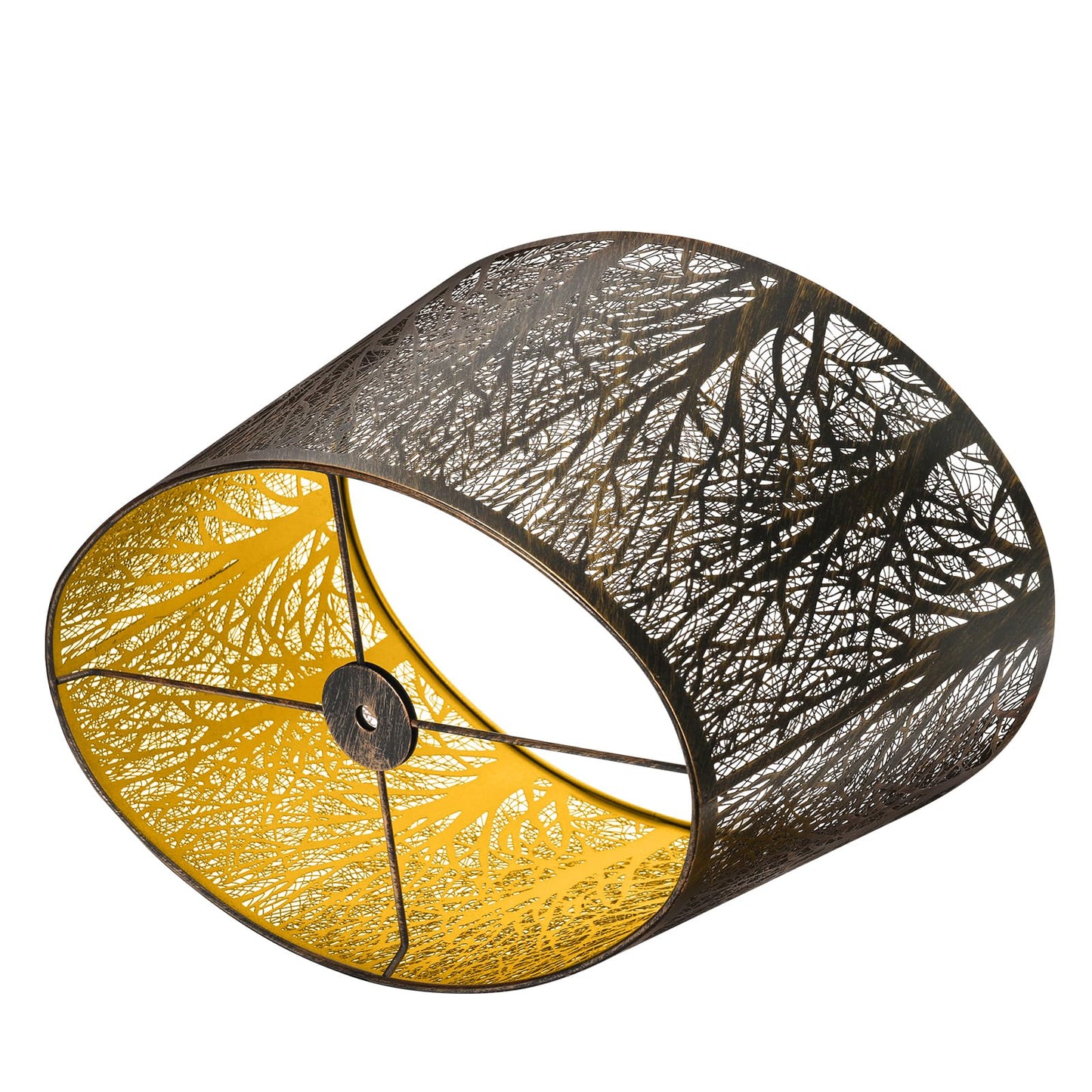 Gothic Oval Lampshade | Etched Forest Design