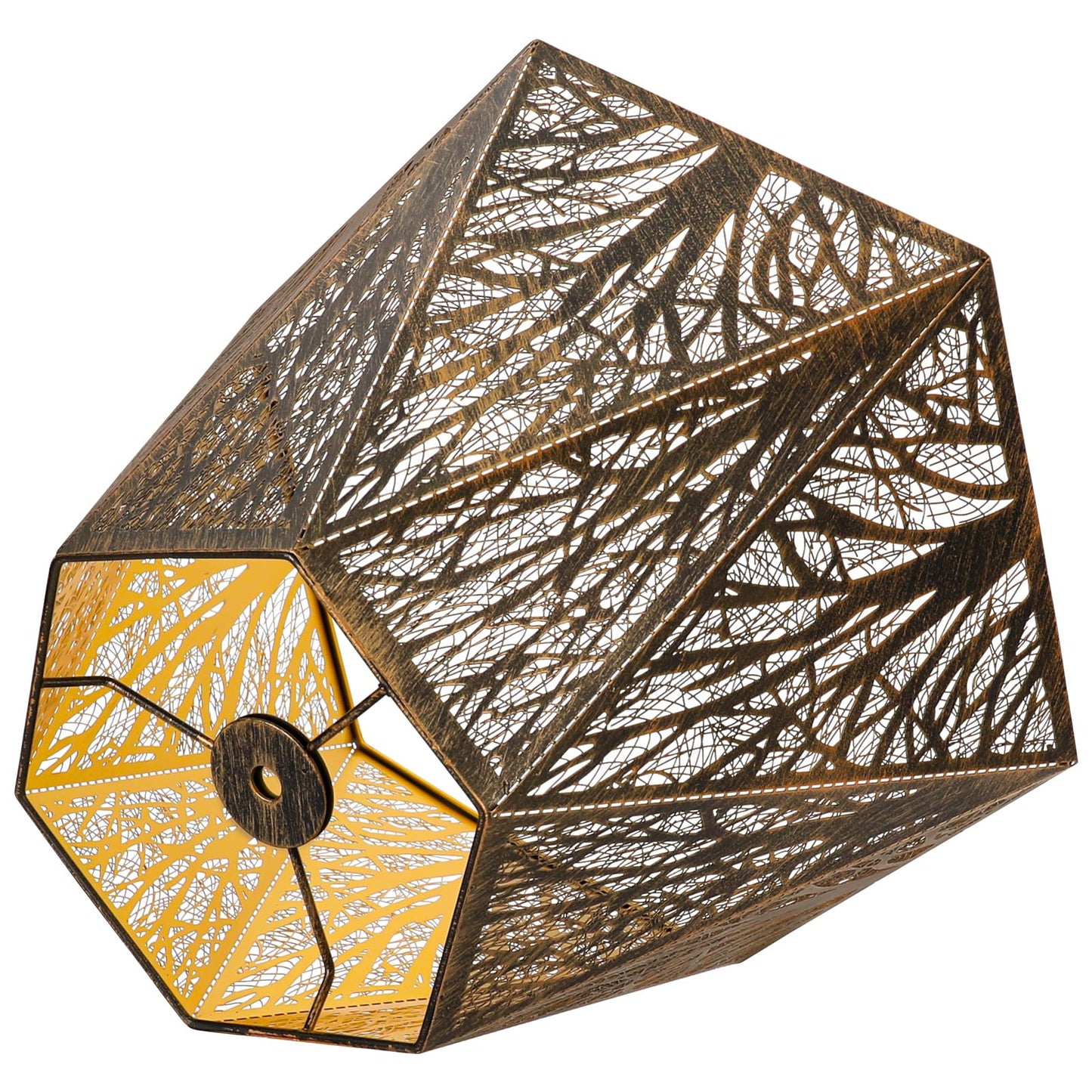 Hexagonal Metal Lampshade