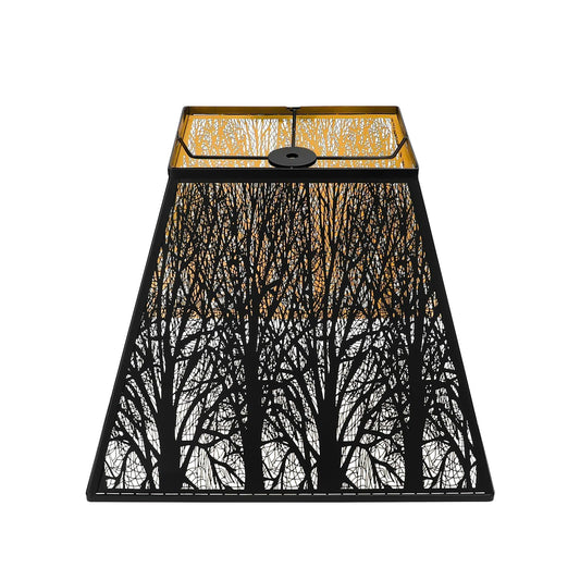 Pyramid Square Bell Lampshade – 8×14×11 Inch