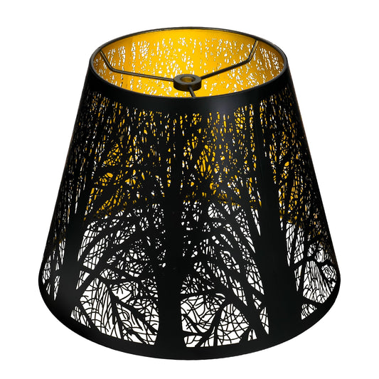 Barrel Tree Etched Metal Lampshade – 6×10×7.5 Inch