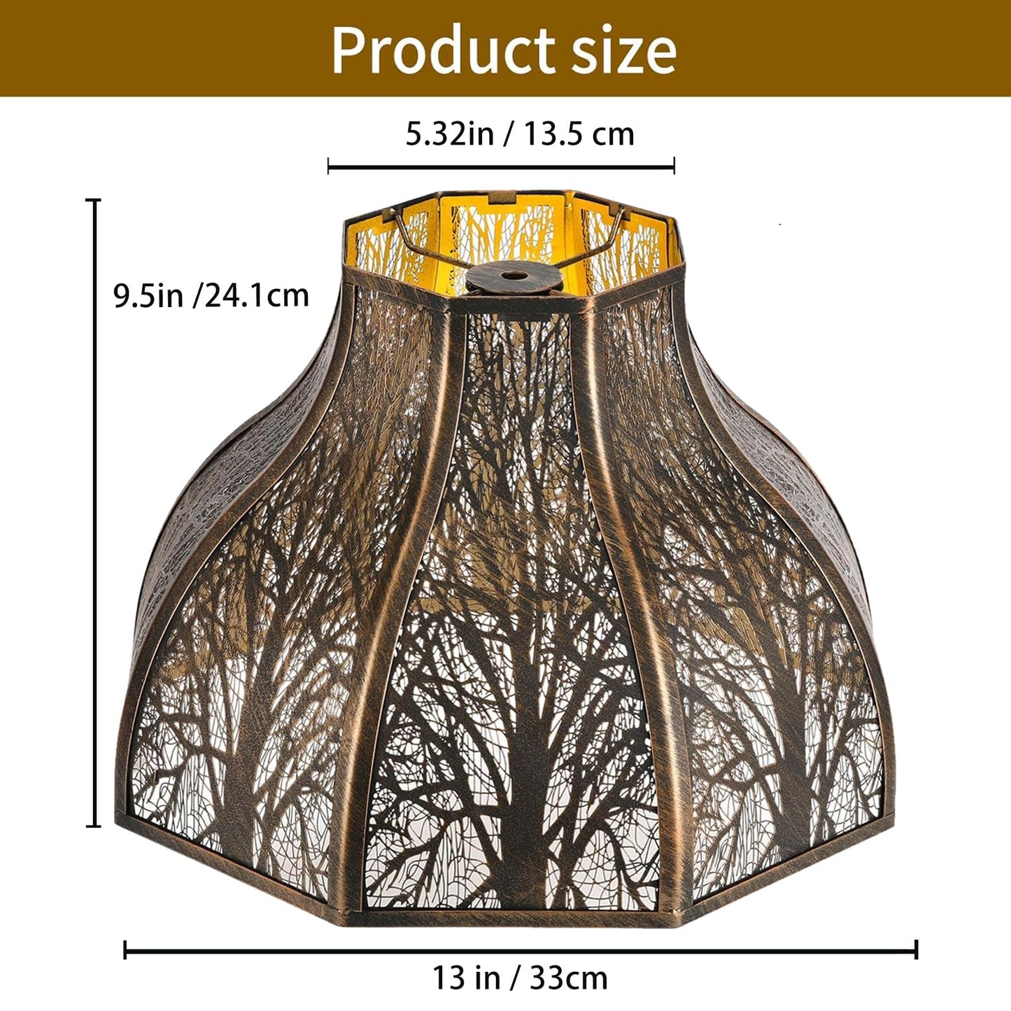 8-Petal Metal Lotus Lampshade – Design for Floor & Table Lamps