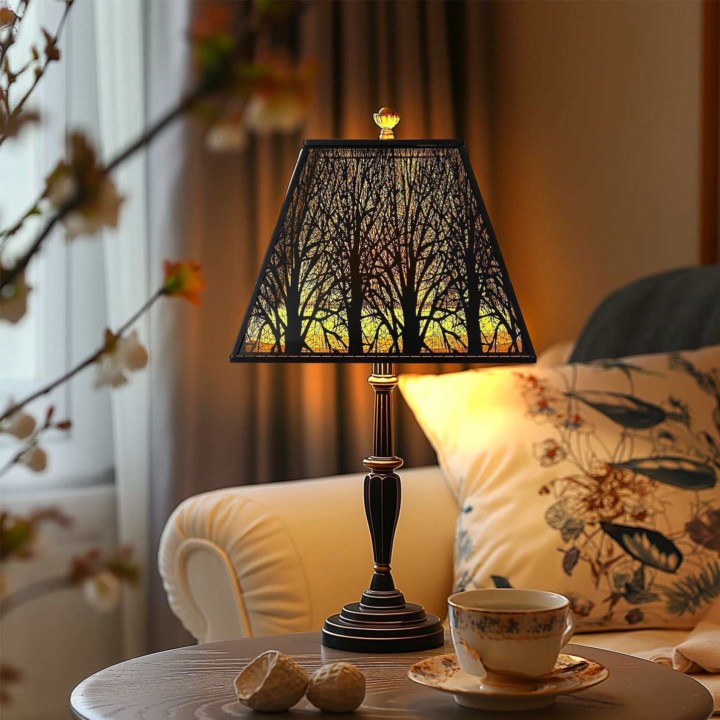 Pyramid Square Bell Lampshade – 8×14×11 Inch