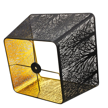 Medium Square Metal Lampshade | Tree Pattern Design