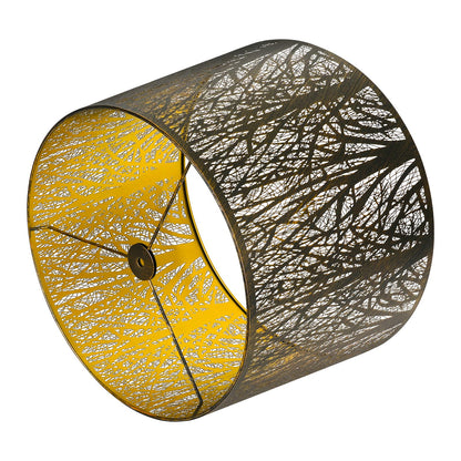 Forest Etched Lampshade – 14×16×11 Inch