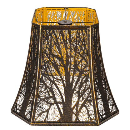 Square Cut Corner Bell Lampshade – 7×12×10.5 Inch