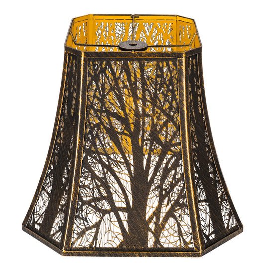 Square Cut Corner Bell Lampshade – 7×12×10.5 Inch