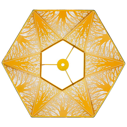 Hexagonal Metal Lampshade