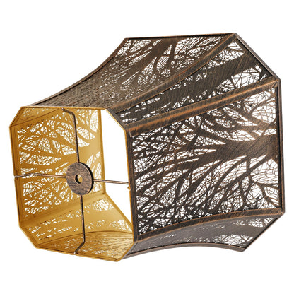 Square Cut Corner Bell Lampshade – 7×12×10.5 Inch